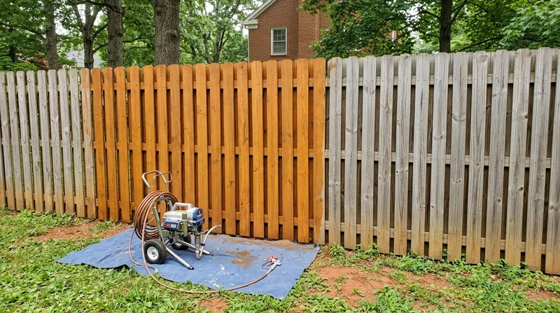 Fence Staining & Restoration Greensboro